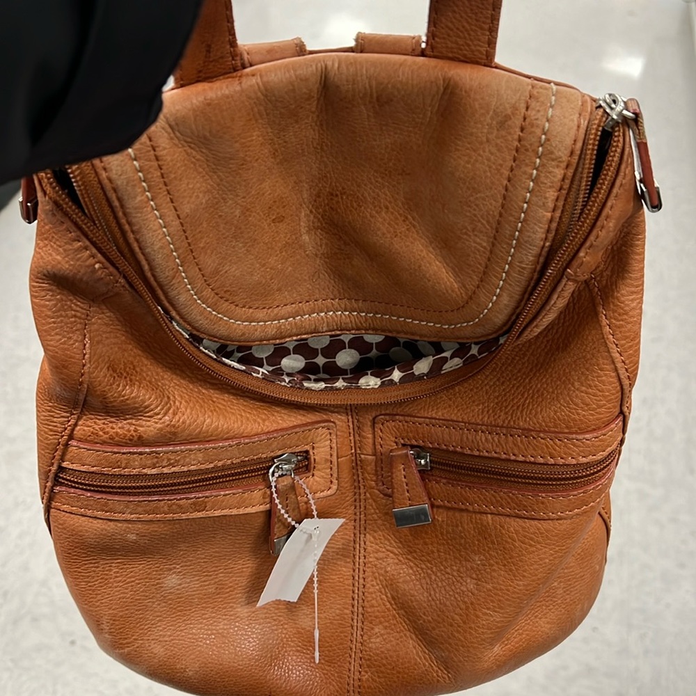 Piazza leather backpack